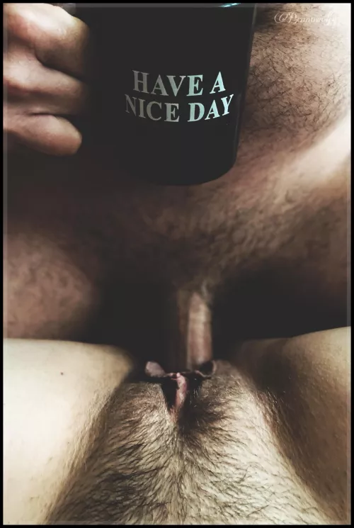 Enjoy your thirstday and share your hot energetic wetness😈🖤☕️💋 by bennowolf84
