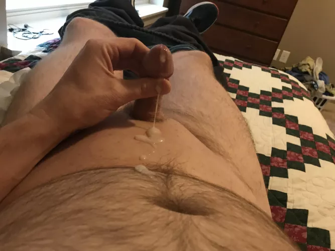 Enjoyed my rubbing the other night! Nice hot cum! by alwayslookingforu