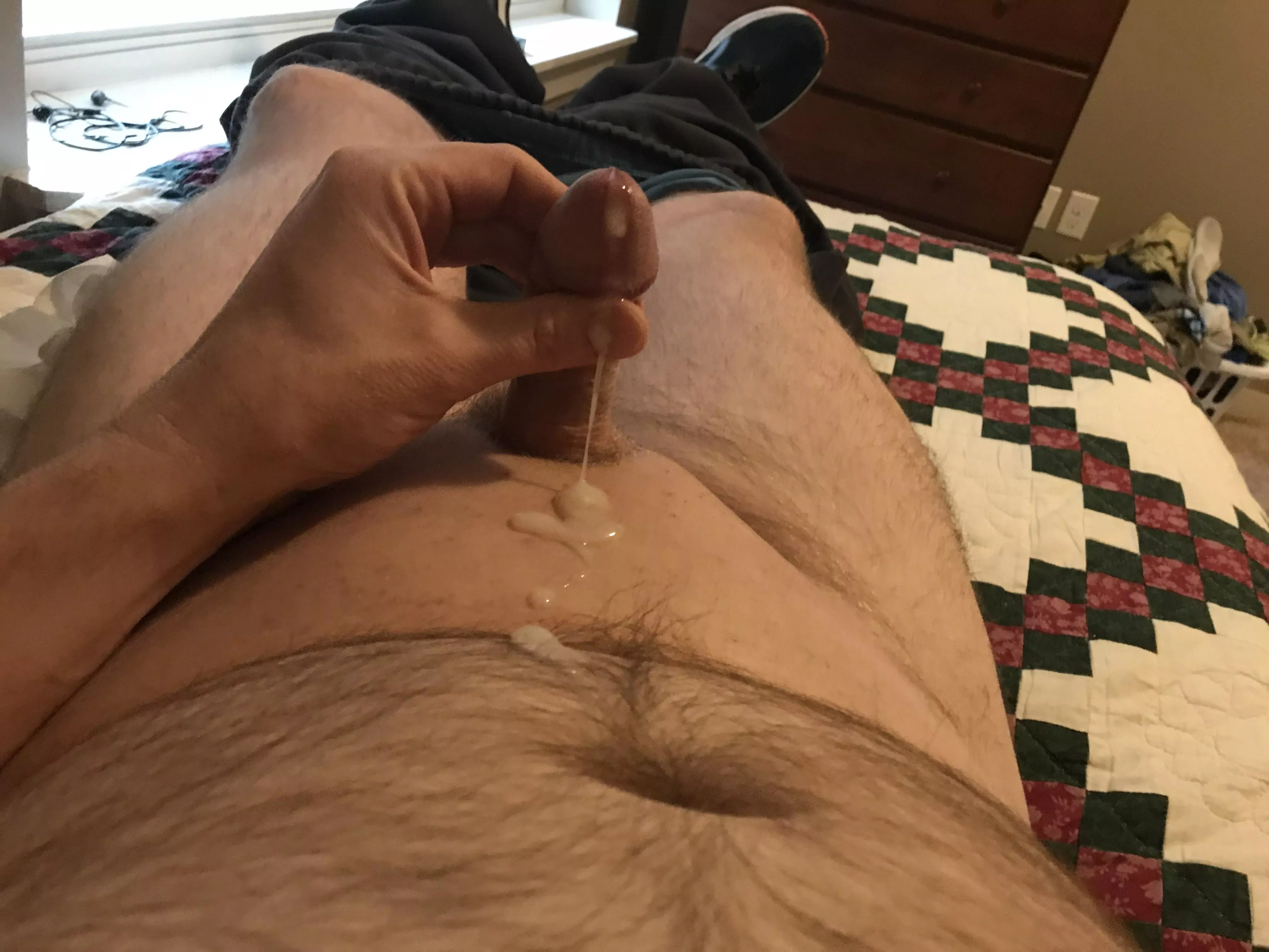 Enjoyed my rubbing the other night! Nice hot cum! posted by alwayslookingforu