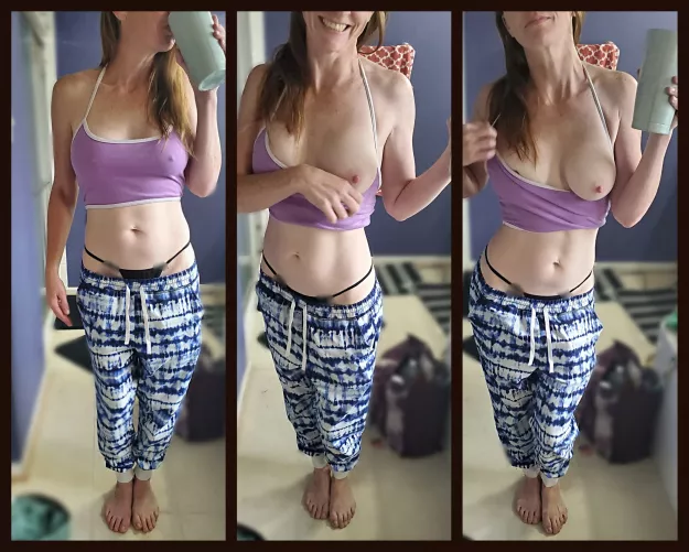 Enjoying my morning coffee.. wanna join me?(41) by NeighborhoodNympho