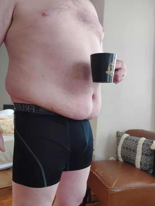 Enjoying my morning cup of coffee by redbeardedfunguy