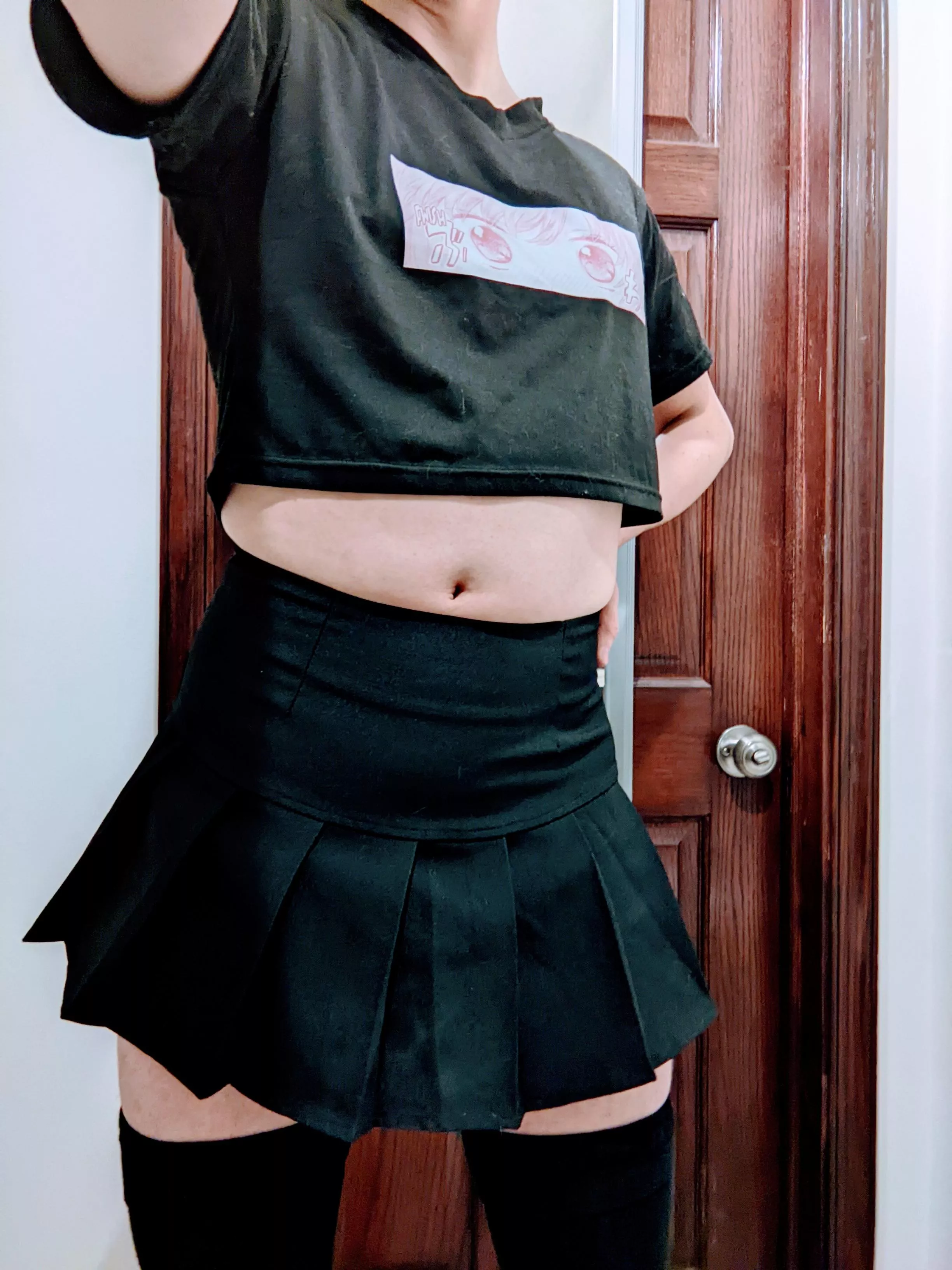 Enjoying my new femboy outfit! I hope you do too~ ♥️ posted by Femboy_Gamer_