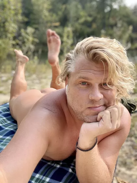 Enjoying my private nude beach by anterfr