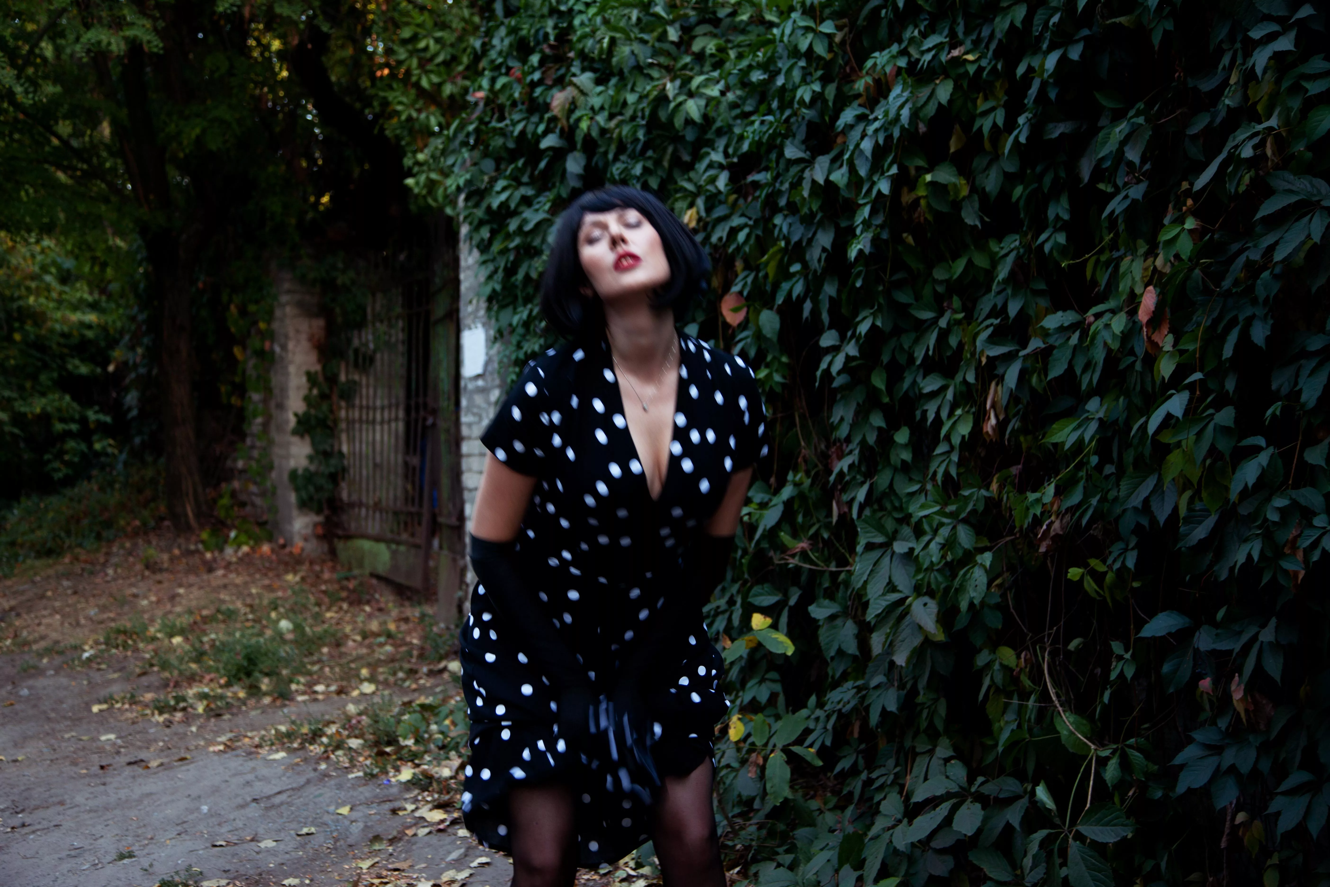 Enjoying myself in polkadot dress ❤ [OC] posted by Niamh_Satie