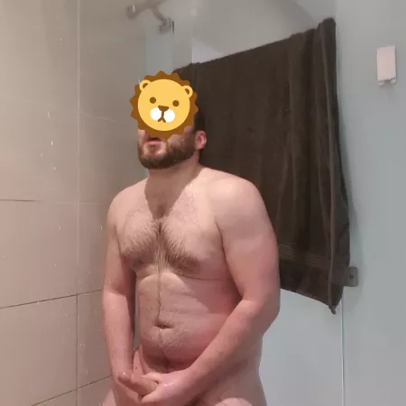 Enjoying myself in the gym showers by DickLakes