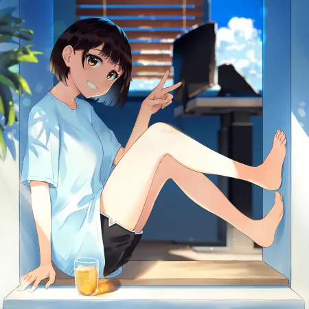 Enjoying Summer [Original] by AluminiumGnat