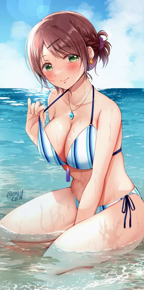 Enjoying the Beach [Original] by CheetahSperm18