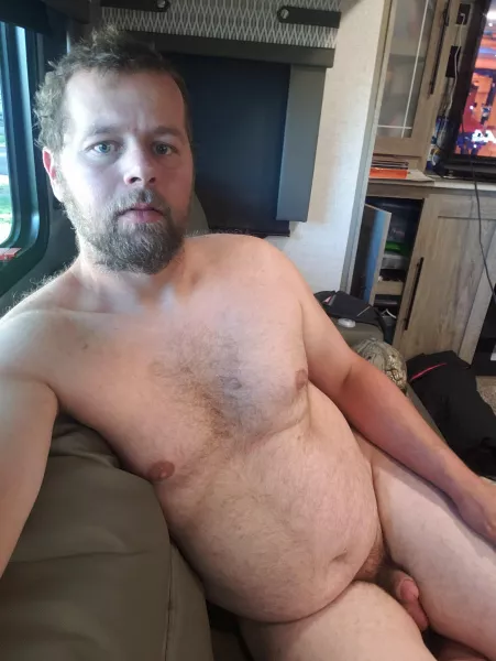 Enjoying the evening at the camper by sdcamper