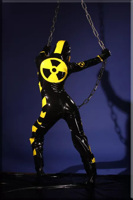 Enjoying the Hazmat suit by NeetRubberist