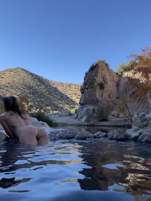 Enjoying the hot springs by Ok-Computer123