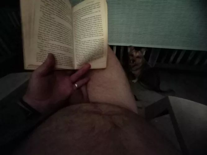 Enjoying the last of the warm summer nights on the balcony with her by Manual-Unicorn