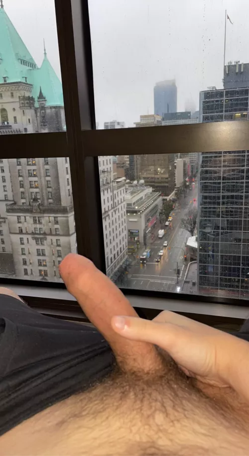Enjoying the view and my uncut cock by nakednick_97