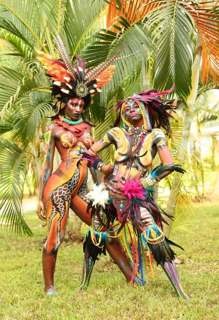 Equatorial Guinea Body painting Festival 2019 was held at the new Malabo Amusement Park. (AIC) by JuliaSeth