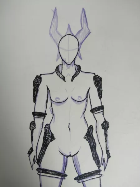 [Equinox Prime - Day] Decided to try my hand at sketching. by Erebae