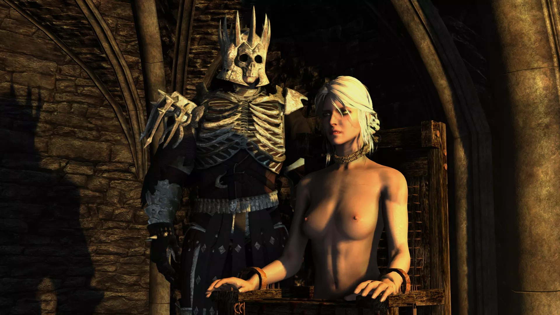 Eredin & Ciri (Skyrim mods) posted by Socartoss