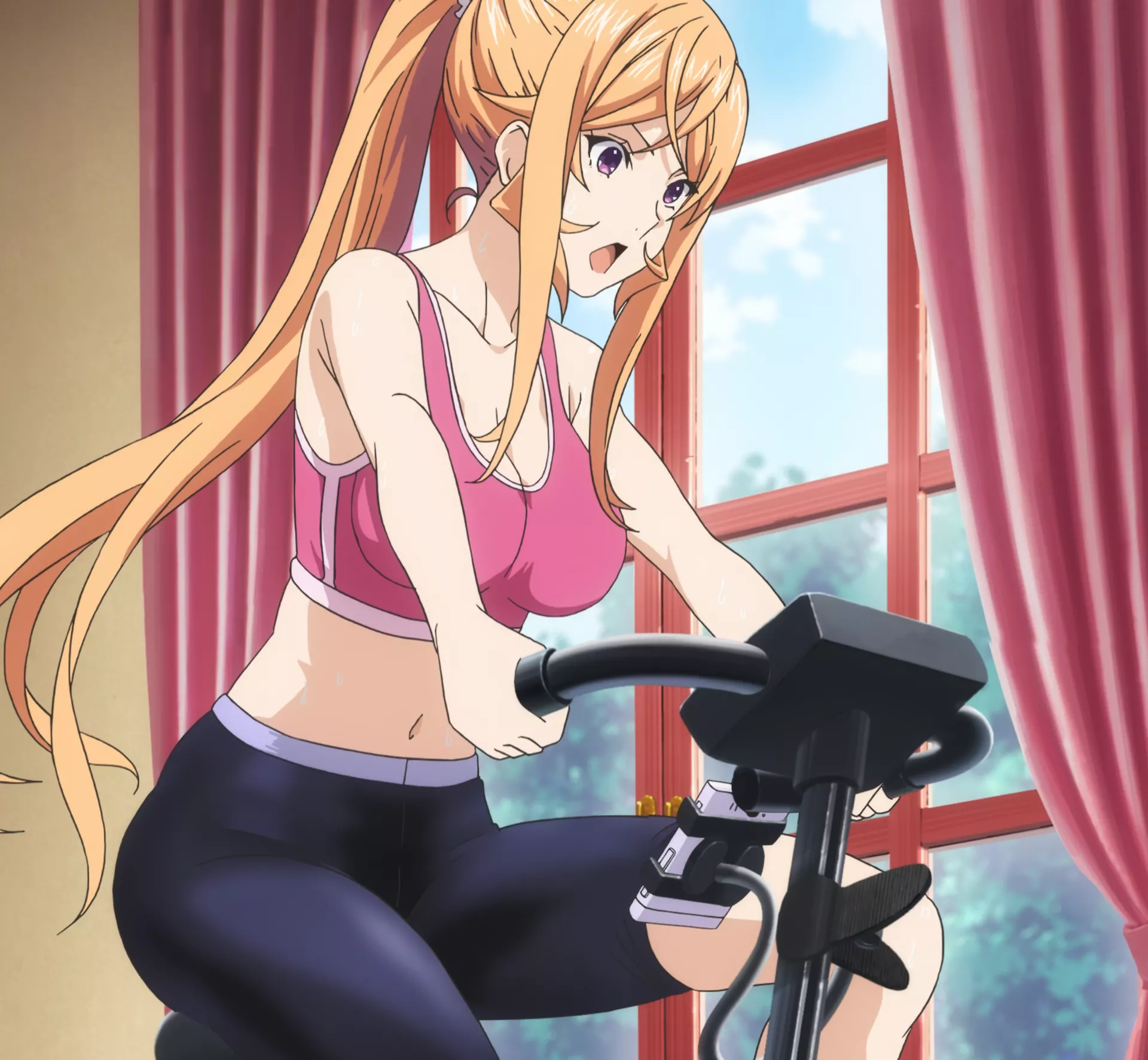 Erina working out [Shokugeki no Souma: Gou no Sara] posted by x54dc5zx8
