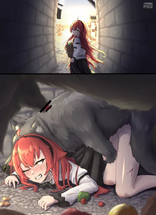 Eris doesn't travel through alleyways anymore. by dump-trooper