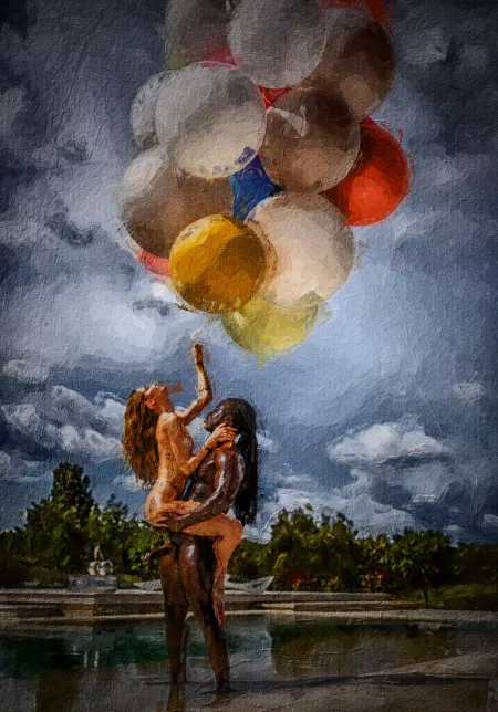 Erotic Digital Oil Painting - 27 by sexinline