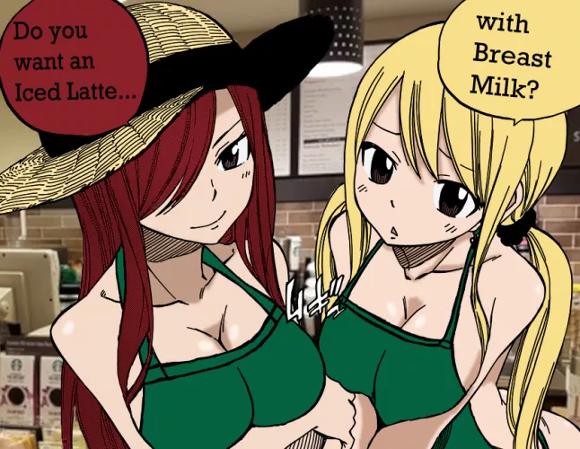 Erza & Lucy wanna take your order! by Wijin00