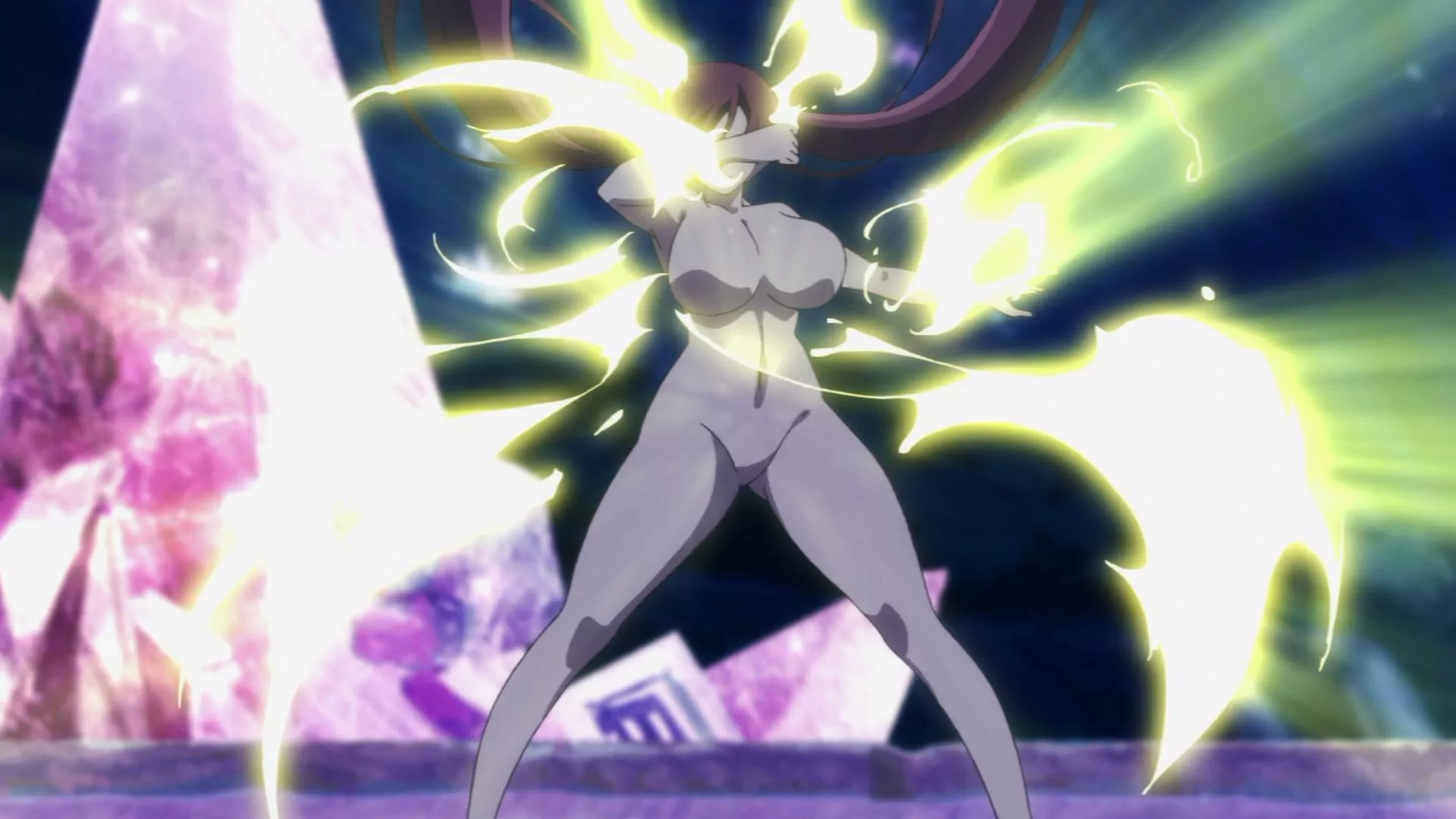 Erza naked while transforming in [Fairy Tail movie 2] posted by [deleted]