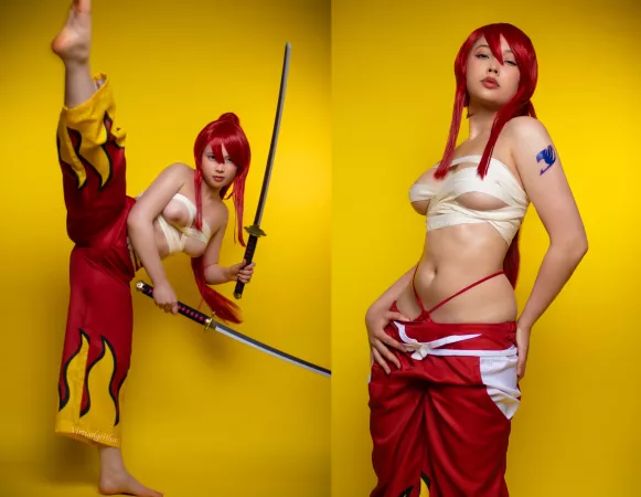 Erza Scarlet from Fairy Tail by Virtualgeisha by virtualgeisha