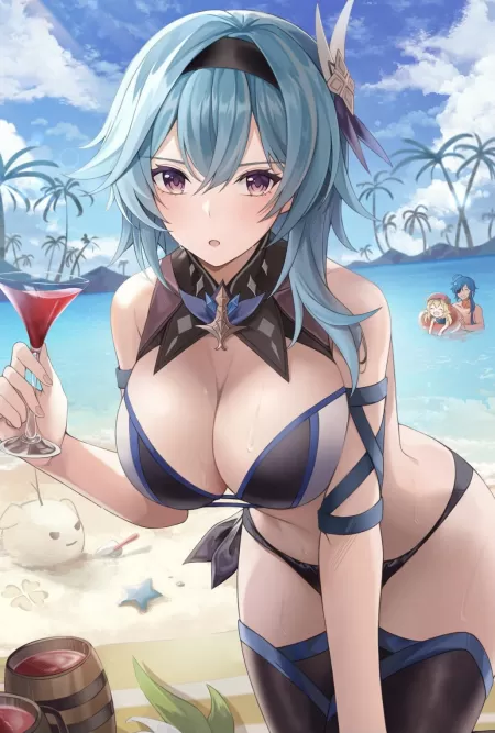 Eula [Genshin Impact] by CheetahSperm18