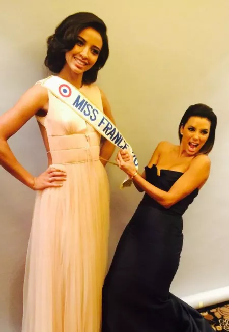 Eva Longoria and Miss France by moustacheoftruth