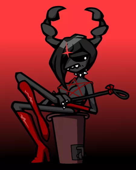 Eve, appropriately dressed for Gehenna by w_i_d_0084