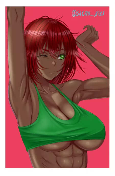 Evelyn Underboob (sacro_kies) [Original] by elee0228