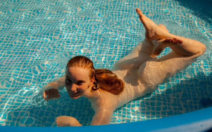 Even in our shallow, inflatable home pool, I think my sister and I will make a few splashes this summer. by lepota