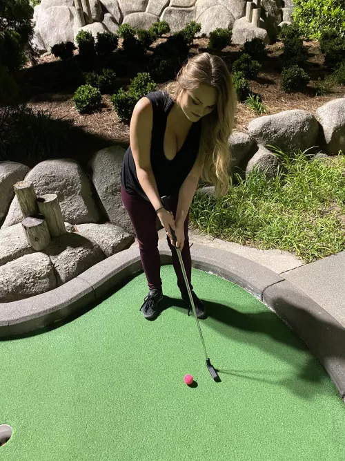 Even mini golfing I’m a slut 🤷‍♀️ by WhiSki_Chick