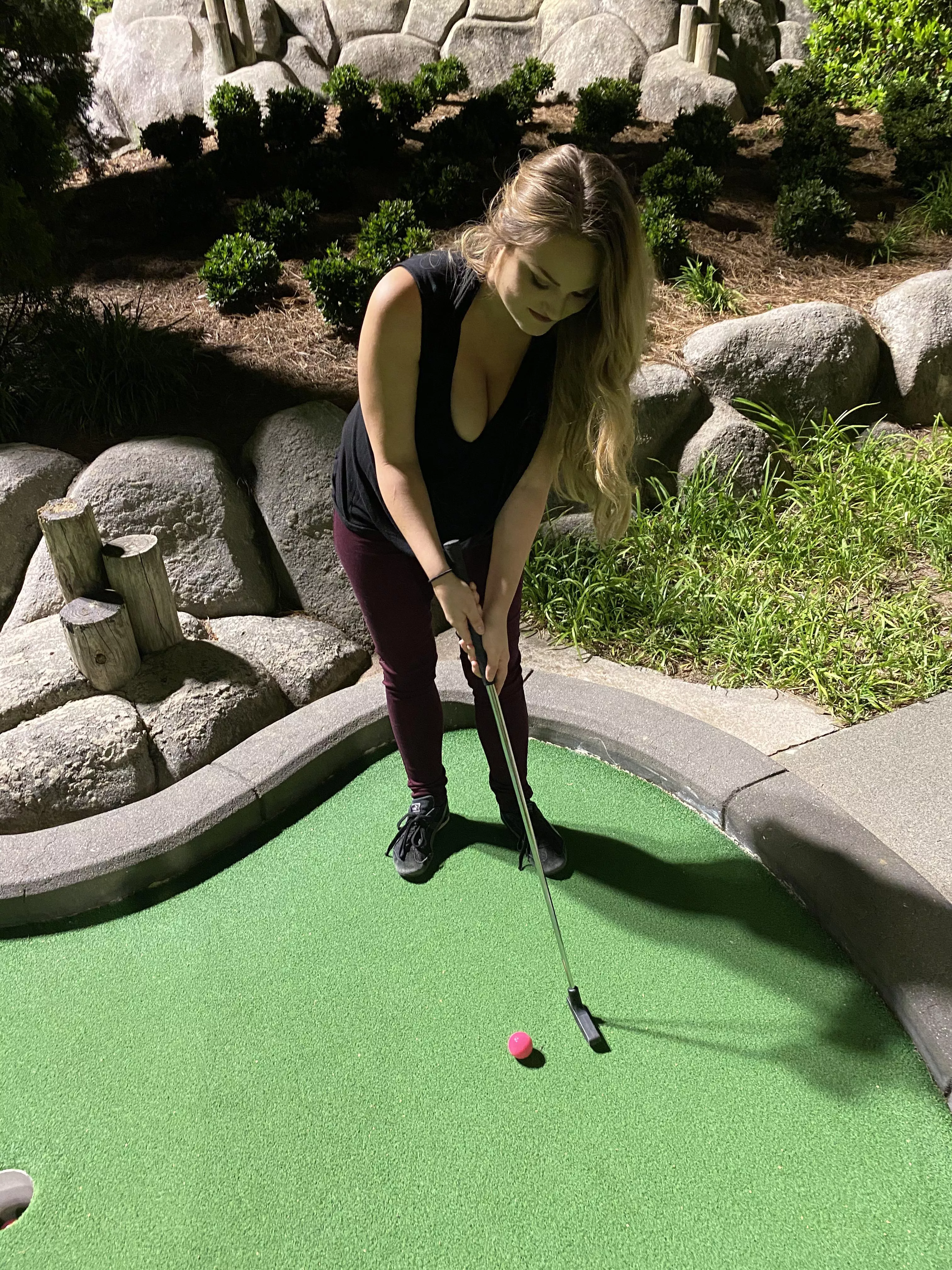 Even mini golfing I’m a slut 🤷‍♀️ posted by WhiSki_Chick