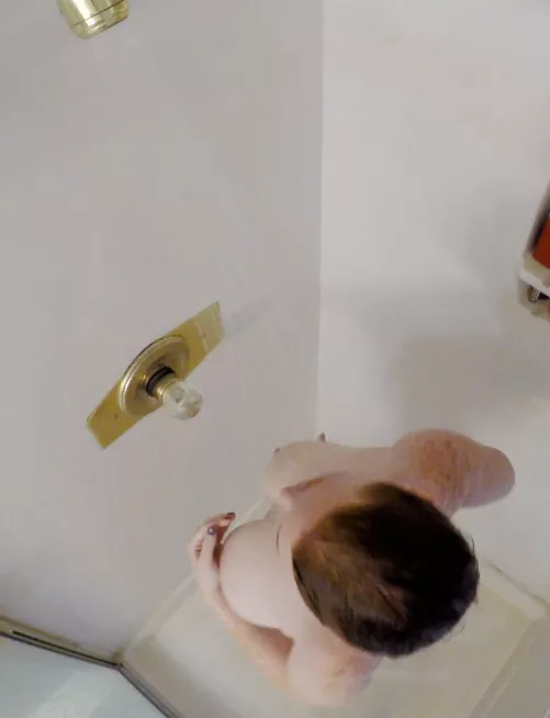 Even my pure white skin needs scrubbing with all the dirty thoughts we've been having. by littleredrideswolf