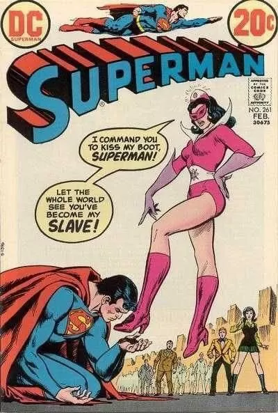 Even Superman cannot resist the allure of the Star Sapphire. posted by Limulemur