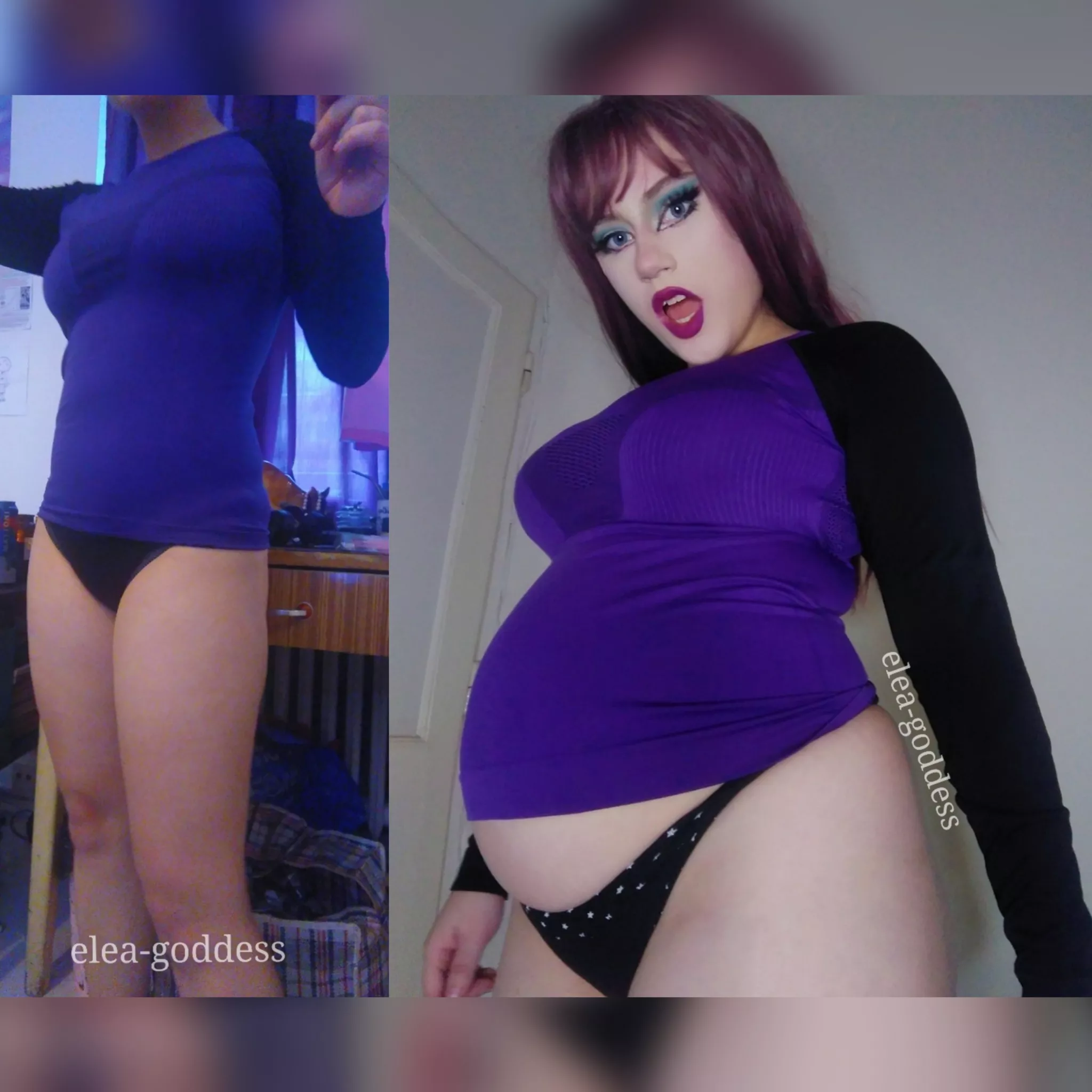 Even though I exercised every day, no matter what I was always a little chubby... So why not give up and become a fat pig? posted by elea-goddess