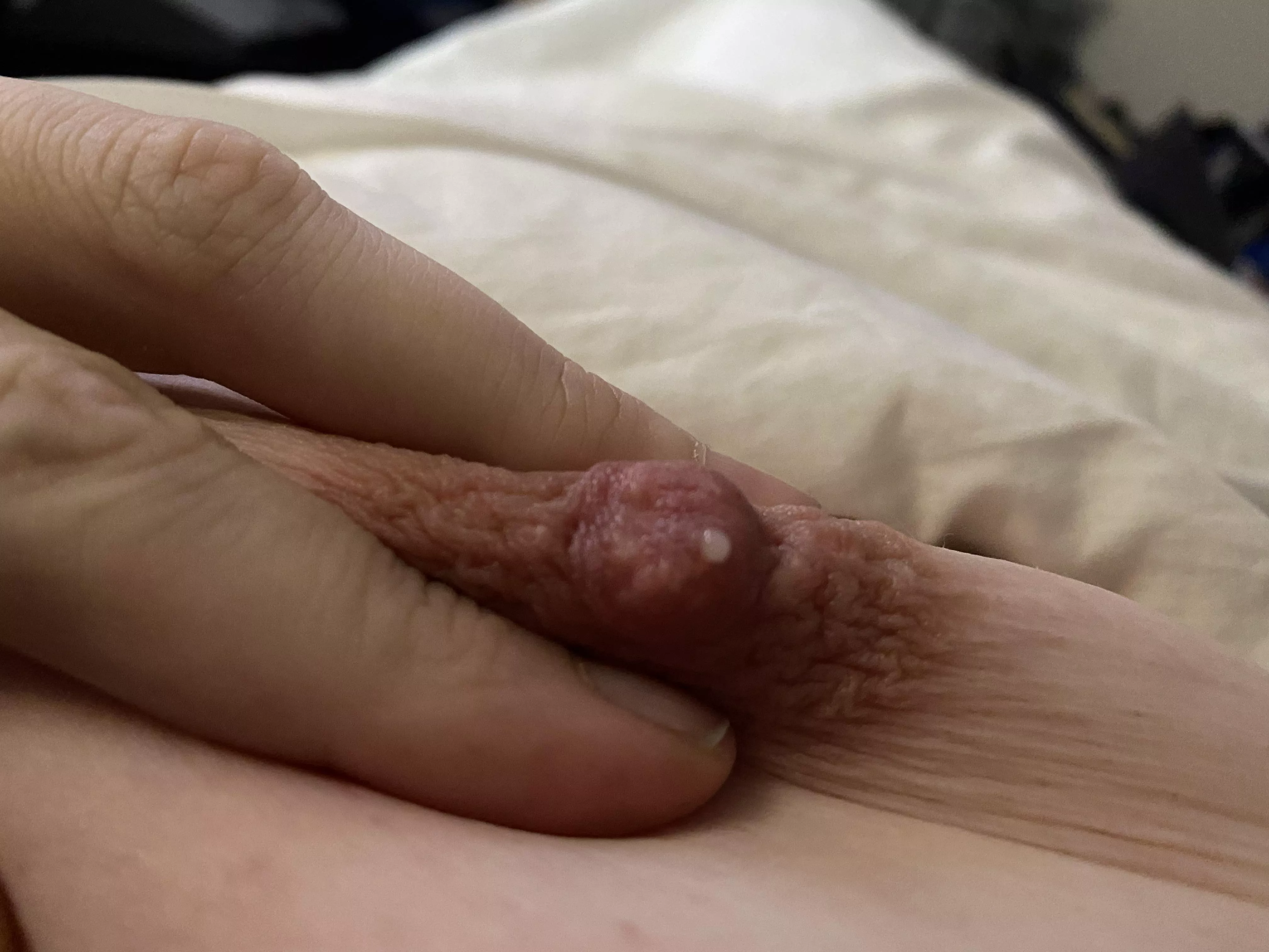 Even though it’s been 6 years since I breastfed, there still can be a little drop squeezed through 😄 posted by FluffyCreamyPeachy