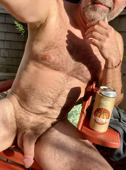 Every afternoon is a struggle between exercise and a beer on the deck. The beer won today by hairy_monkee