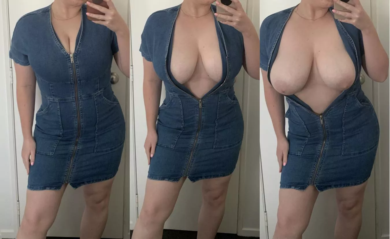 Every time I wear this dress out… I have men asking me to unzip it posted by naughtyjess54