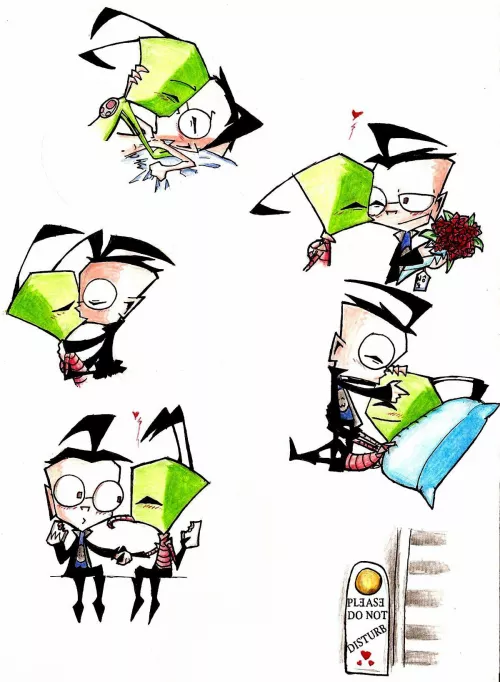Everyone needs a bit of ZADR in their life (Invader Zim) by DoorAMii