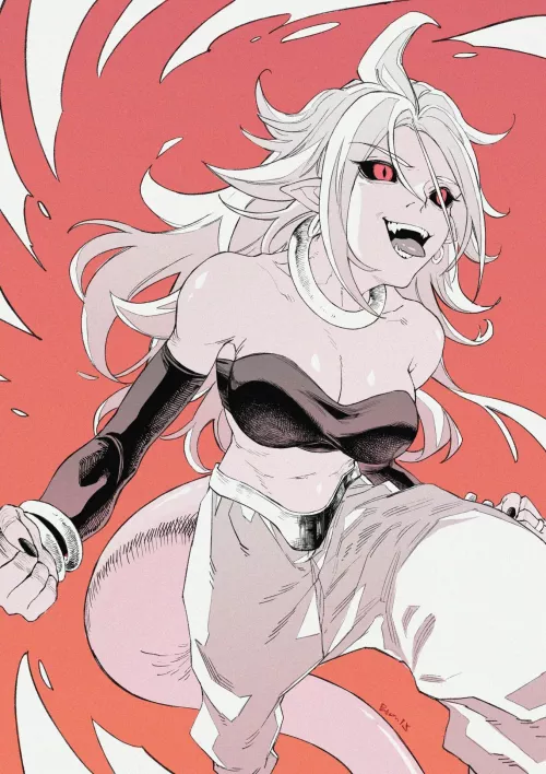 Evil Android 21 by slimekaiju