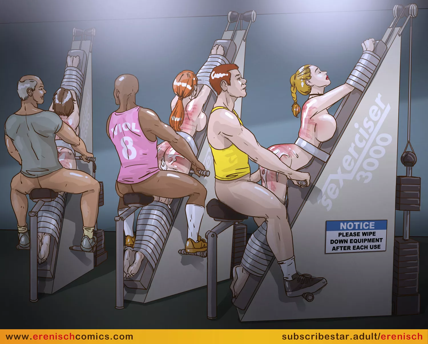 Exercise machines (erenisch) [erenisch] posted by maggiecumbunny
