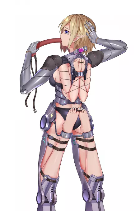 Exoskeleton bondage by DontDivideHeaven