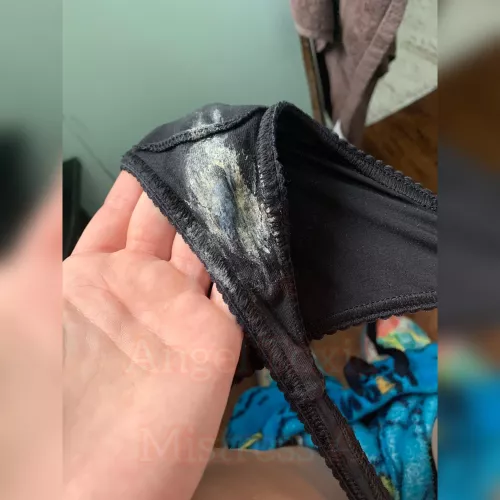 Extra creamy Calvin Klein thong by AngelToxic69