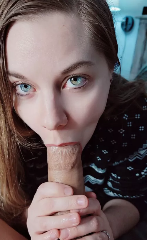 Eye contact while sucking the tip by Rachbabyy2