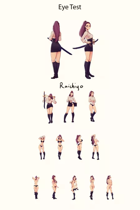 Eye test with Petra (Raichiyo) by BruhSoundEffect1