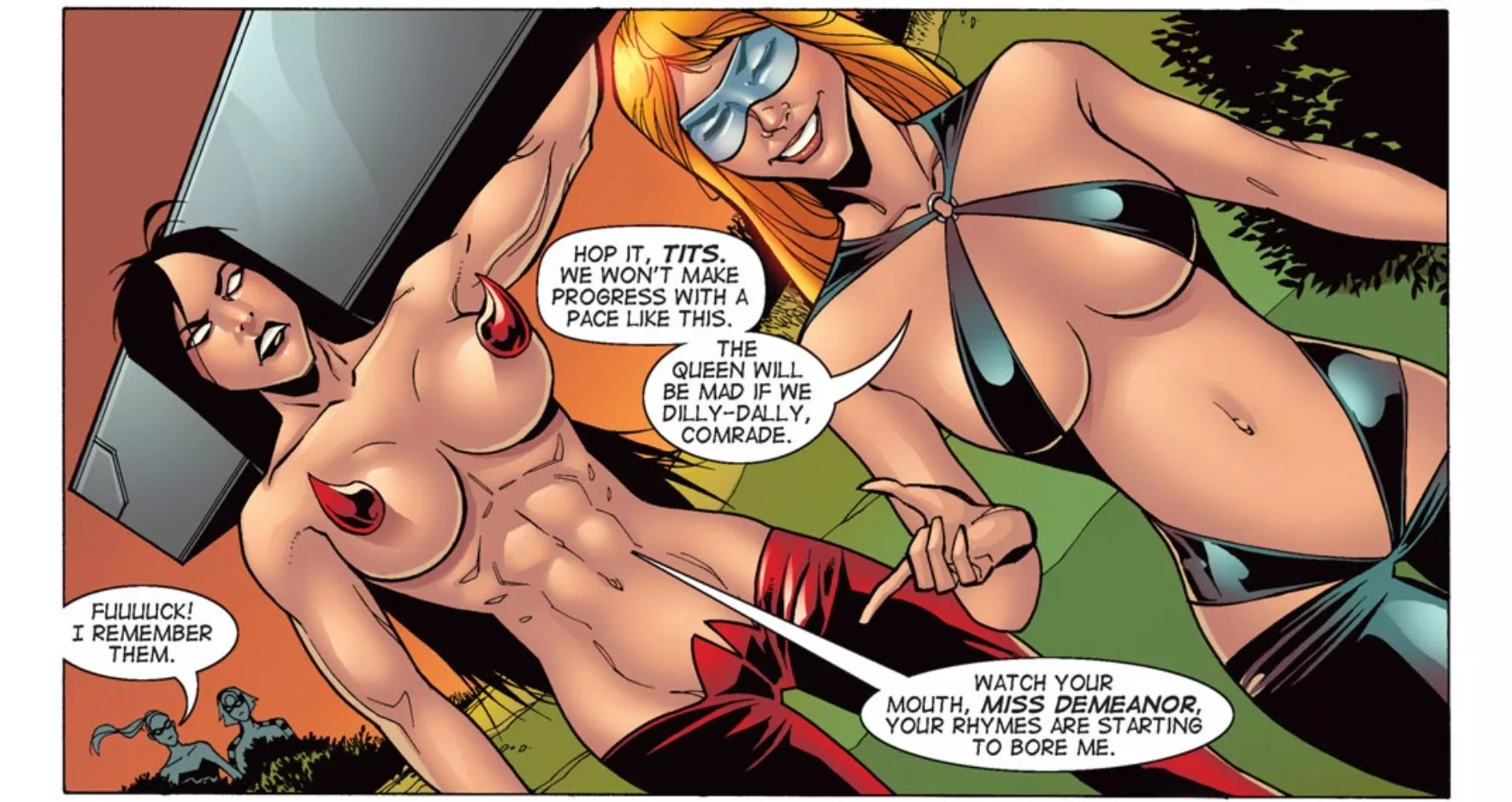 Eye-Poking Plot [Bomb Queen Presents: All-Girl Special] posted by lordhater1