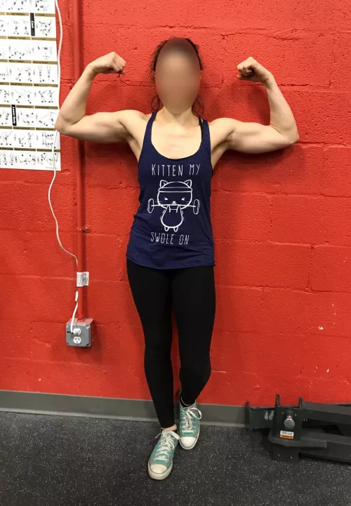 [F] kitten my swole on by cherrykitteh