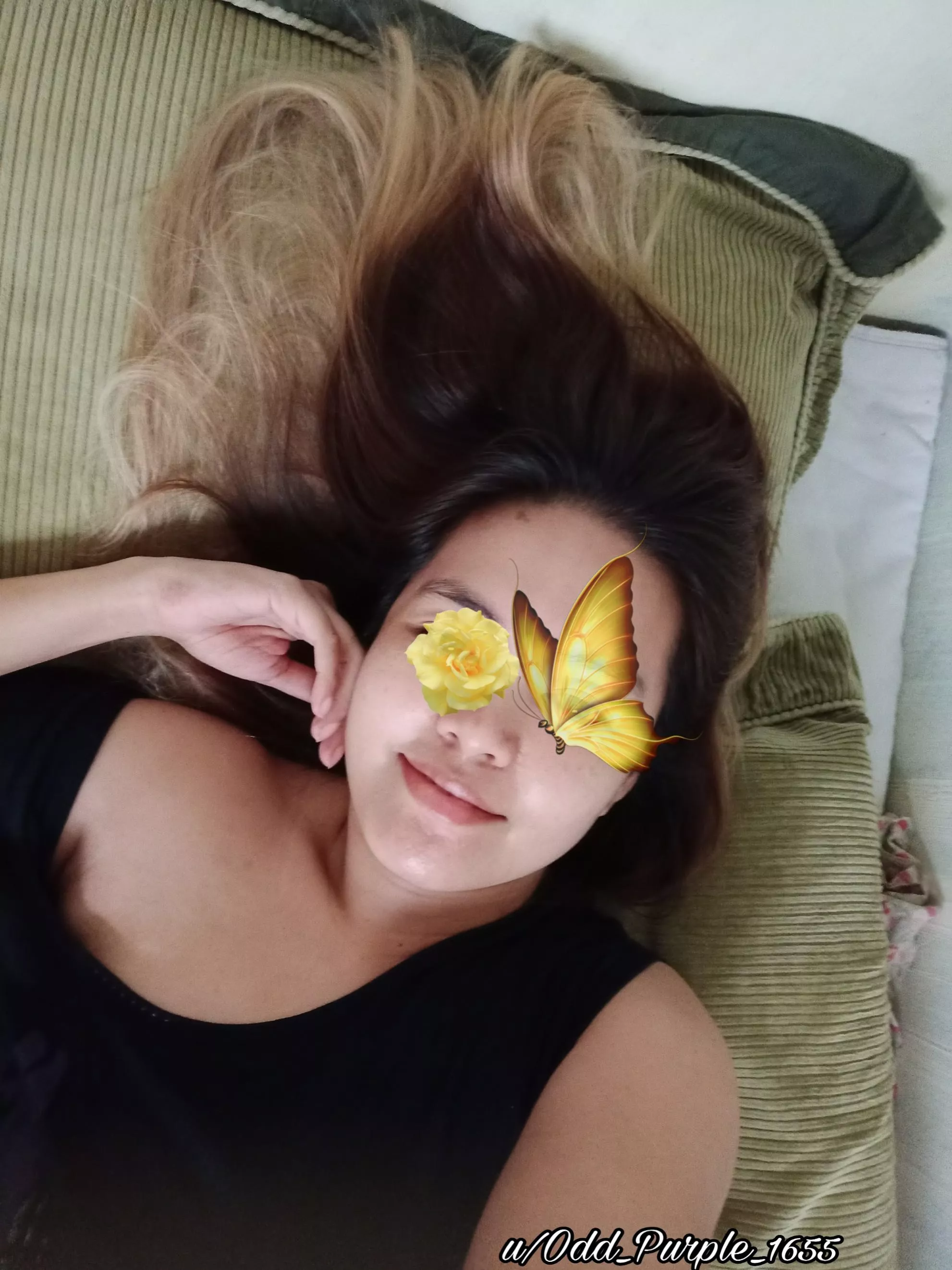 [f] No tits today, just my sexy smile 😘. Have a blessed Sunday everyone! posted by Odd-Purple-1655