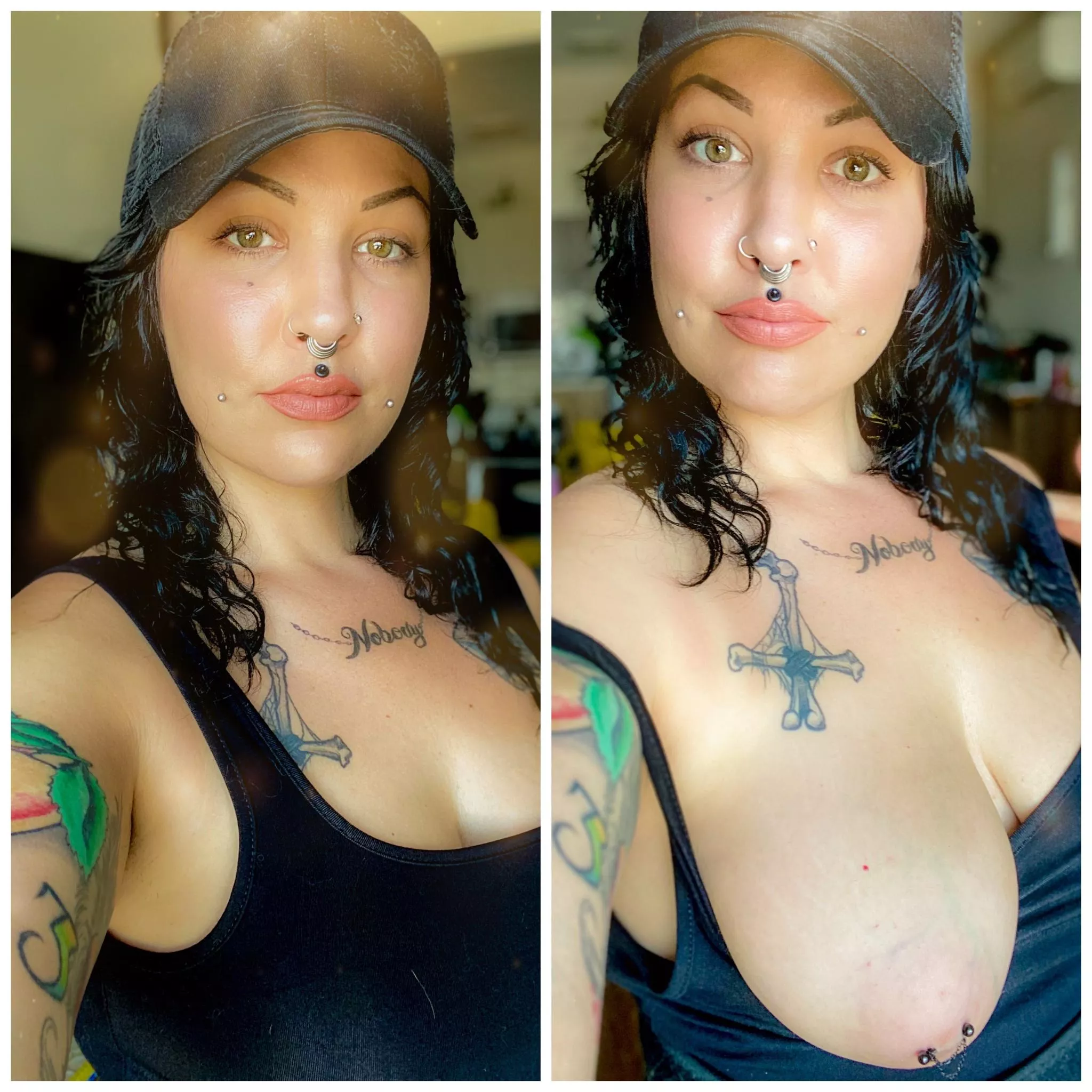 [f] [oc] On vs off 😏😋😜 posted by BallerOnABudget666