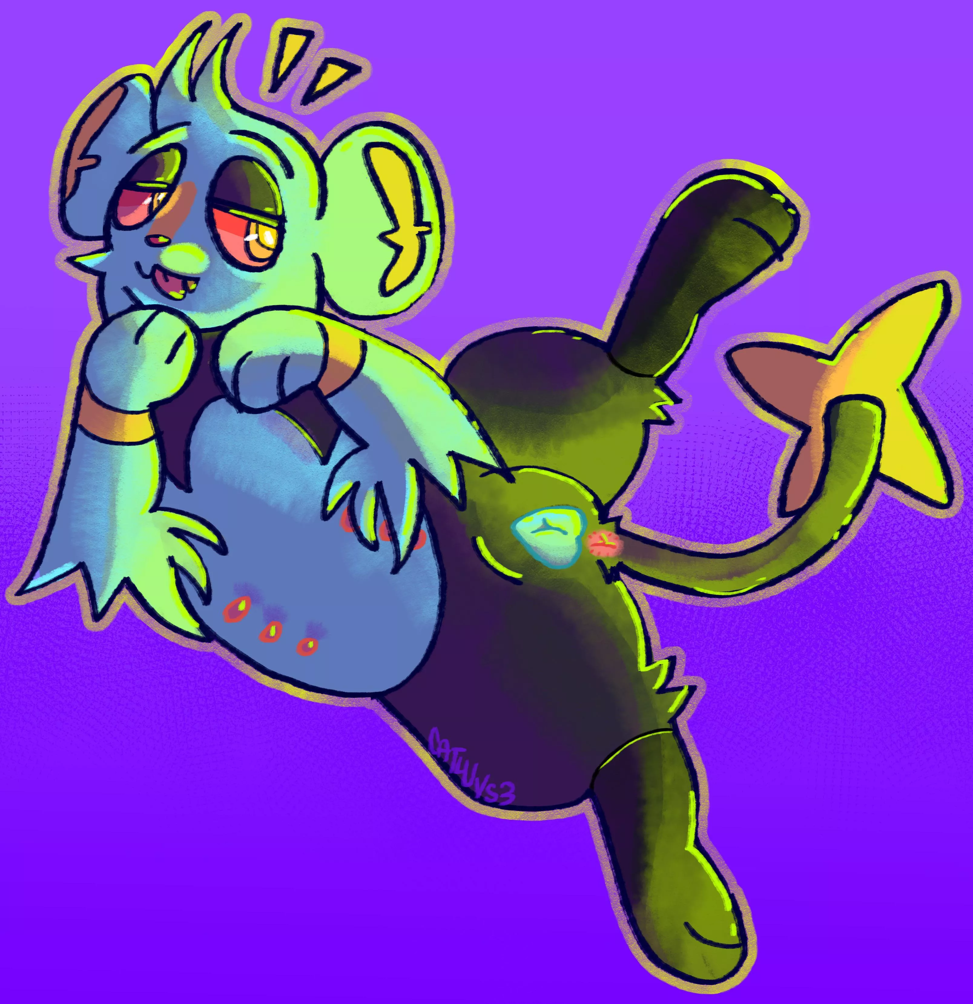 [F] shinx (my art/catluvs3) posted by tuesdaylust